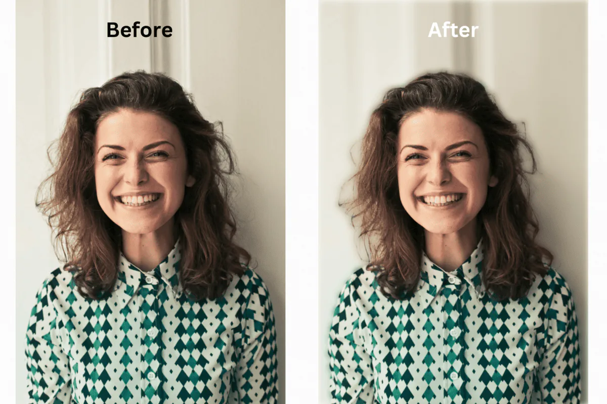 Ejemplo de Efecto de Desenfoque